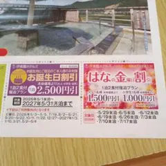 伊東園ホテルズ割引券2回分のサムネイル