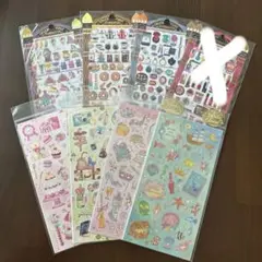 カラフルなステッカーセット 7枚セット
