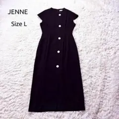2025SS✨ 極美品✨ JENNE 着痩せオールインワン パンツドレス 女優襟