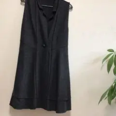 ウール一枚仕立て　チュニック　ベスト　未使用に近い