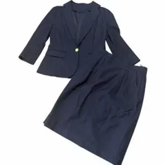 THE SUIT COMPANY リネン混　スーツ　ジャケット　スカート Mのサムネイル