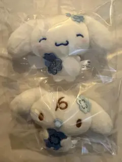 サンリオ シナモン シナモロール シークレットマスコットブローチ 水色クローバー