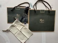 IL BISONTE ショップ袋と巾着袋のセット