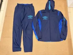 umbro ピステ・ウィンドブレーカーセット ネイビー/ブルーアンブロ L