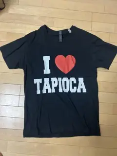 I ❤️ TAPIOCA Tシャツ 黒