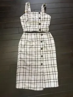 dazzlin チェック柄 スカートセットアップ