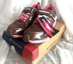 【新品タグ付】MOONSTAR SUPERSTAR スニーカー 23.5 EE