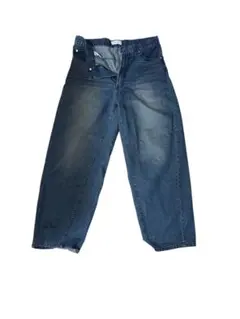 ダークブルー ワイドレッグデニムy2k