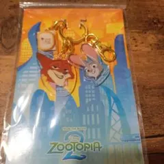ズートピア2 アクリルキーホルダー東京ばなな 新品 ニック ジュディ