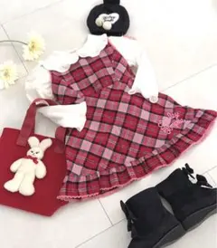 シャーリーテンプル♡大きなチェックが可愛い♡JSK♡110