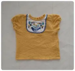 ★値下げ・プチジャム★半袖　Tシャツ　イエロー　80cm