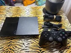 動作確認済レンズ交換済 PS2 SCPH-90000 コントローラー 付