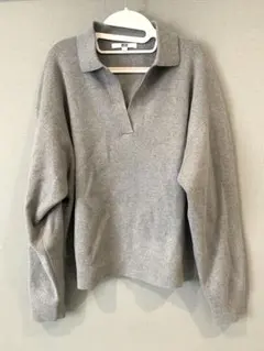 UNIQLO スムースコットンリラックスポロセーター