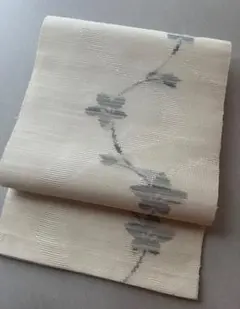 名古屋帯 総柄縦縞織模様 ストライプ 小麦色 O-3528 名古屋帯 総柄縦縞織模様 ストライプ 小麦色 O-3528 - メルカリ