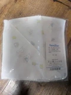 新品☆familiar キャラクター柄 ガーゼハンカチ2枚