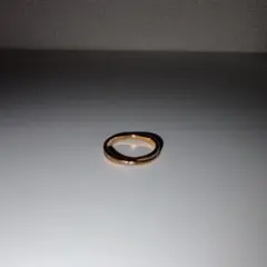 ete ピンクゴールド ダイヤモンドリング 0.01ct 10号