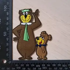 [匿名発送] ヨギベア　ワッペン　アメキャラ　アップリケ