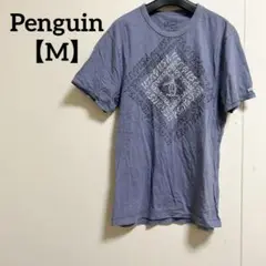 Penguin 【M】グレー Tシャツ ペンギン　グラフィックプリント