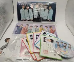 なにわ男子 グッズセット 12点セット 缶バッジ チケットホルダー フォトカード