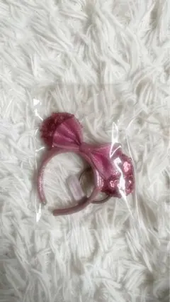 ミニーちゃんのカチューシャキーホルダー