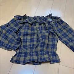 オフショルダーシャツ 140