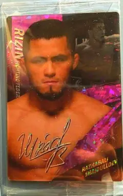 RIZINウエハース　ラジャブアリ・シェイドゥライエフ