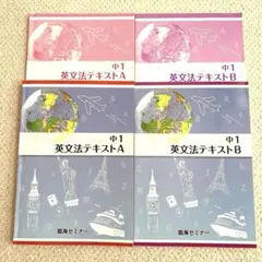 臨海セミナー　中1　英文法テキストA・B　（2冊セット）