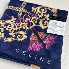 新品未使用 CELINEセリーヌ トリオンフ 大判 ハンカチ　スカーフ　マカダム