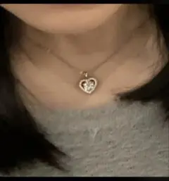 1ct モアッサナイト シルバーネックレス