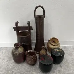 加藤春鼎 作 黄瀬戸 花入 共箱付き 新品未使用 陶器 花瓶 茶道具