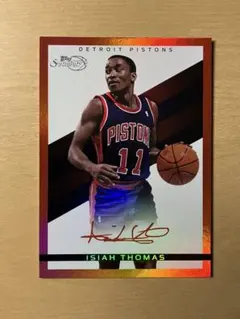 /869 NBA HOF ISIAH THOMAS 2008 SIGNATURE