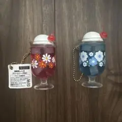 純喫茶レトロ　クリームソーダBC ブルー　ピンク