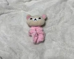 コリラックマ フェイス付きシュシュ ピンク シュシュのサムネイル
