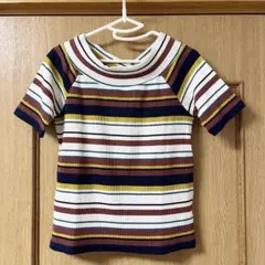 earth リブトップス ボーダー 2way