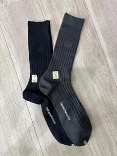 EMPORIO ARMANI メンズ ソックス 2足セット 25-26cm