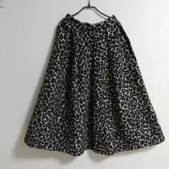 JOURNAL STANDARDreIumeジャガードタックスカートレオパード