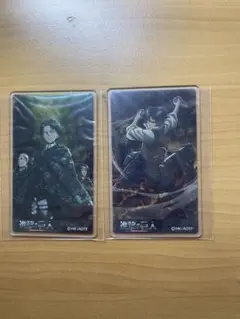 新品未使用 進撃の巨人 クリアカード リヴァイ兵長