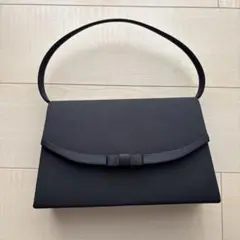 ブラックフォーマルバッグ リボン付き