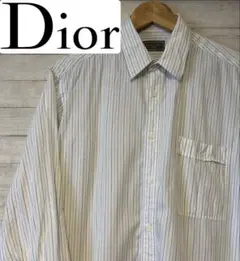 Christian Dior ストライプ長袖シャツ