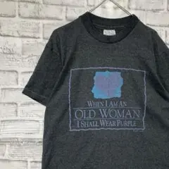 USA製90sヴィンテージTシャツ！シングルステッチ　グレー半袖古着　M723