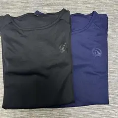 黒 紺 セット売り インナー 鳥のロゴ付き