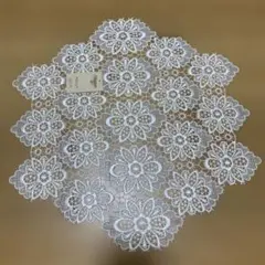 近沢レース　ドイリー　約40cm 円形