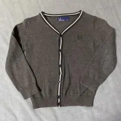 FRED PERRY Vネック カーディガン 4-5歳　七五三　結婚式　法事