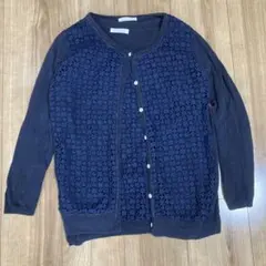 Te chichi ネイビー ツインニット