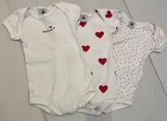 プチバトー 肌着 半袖ボディ 12m/74cm