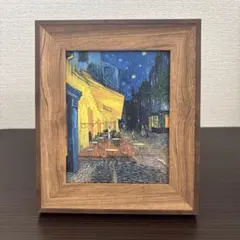 大ゴッホ展 夜のカフェテラス 複製画 ミニフレーム - メルカリ