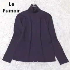 ラフモア　長袖ニットプルオーバー　セーター　リブ　タートルネック　ウール　 LL