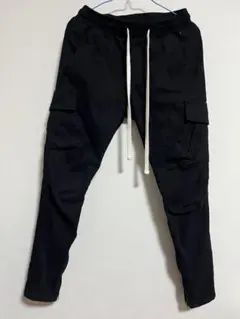 mnml ブラックカーゴパンツ XS