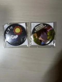 忍たま　土井半助　土井先生　ナンジャ　スクラッチ　缶バッジ