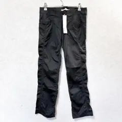 【新品タグ付】H.A.K ハク サイドギャザーパンツ グレー 薄手